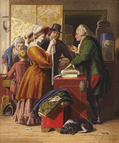 Choosing the Wedding Gown by William Mulready